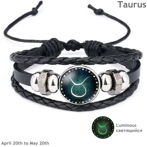 12 Constellation Luminous Bracelet