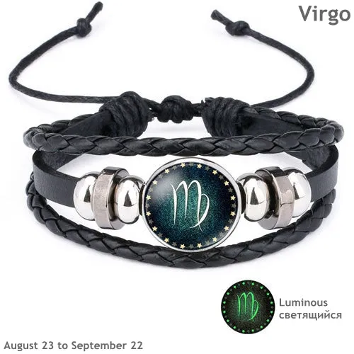 12 Constellation Luminous Bracelet