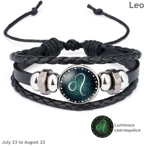 12 Constellation Luminous Bracelet