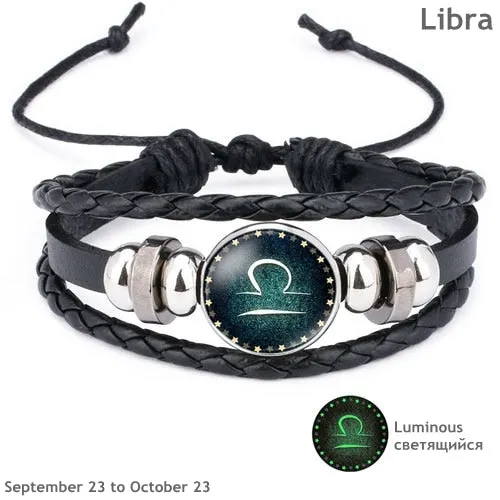12 Constellation Luminous Bracelet