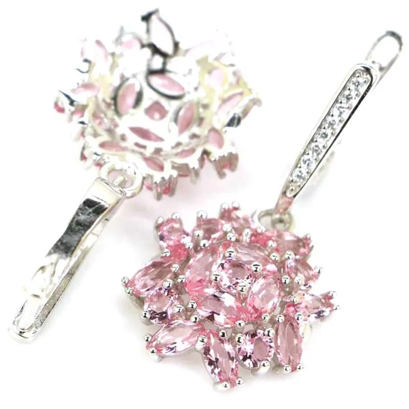 34x16mm Jazaz Infinity Anniversary Created 5.7g Pink Morganite Green