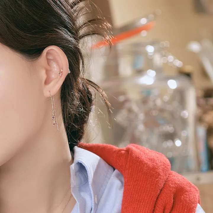 [925 silver] Starlight healing Earrings
