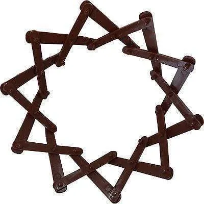 Brown Expandable Pony Tail Hair Clip Bun Holder Clamp Expanding Ponytail Grip
