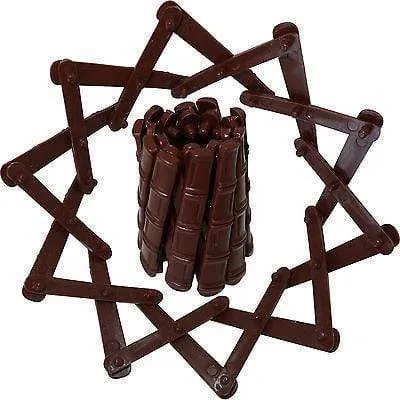 Brown Expandable Pony Tail Hair Clip Bun Holder Clamp Expanding Ponytail Grip