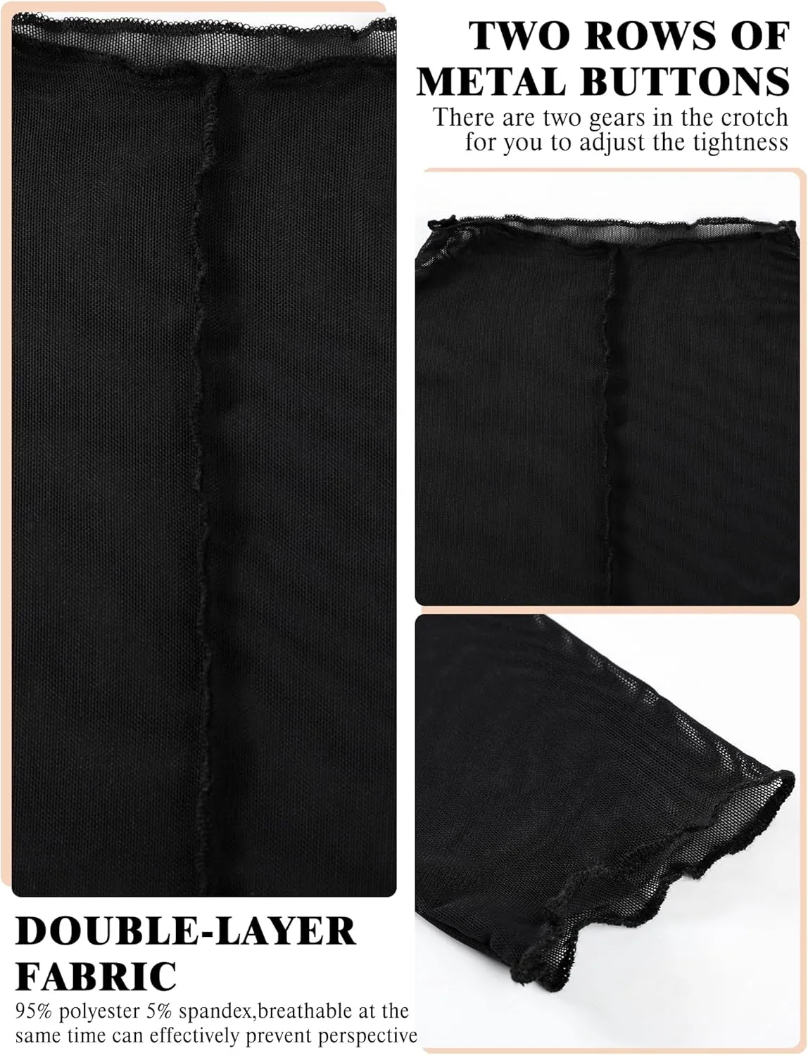 Buauty Mesh Long Sleeve Top for Women, Lace Sheer Tops See Through Mock Neck Floral Embroidery Sheer Blouce Fishnet Shirt