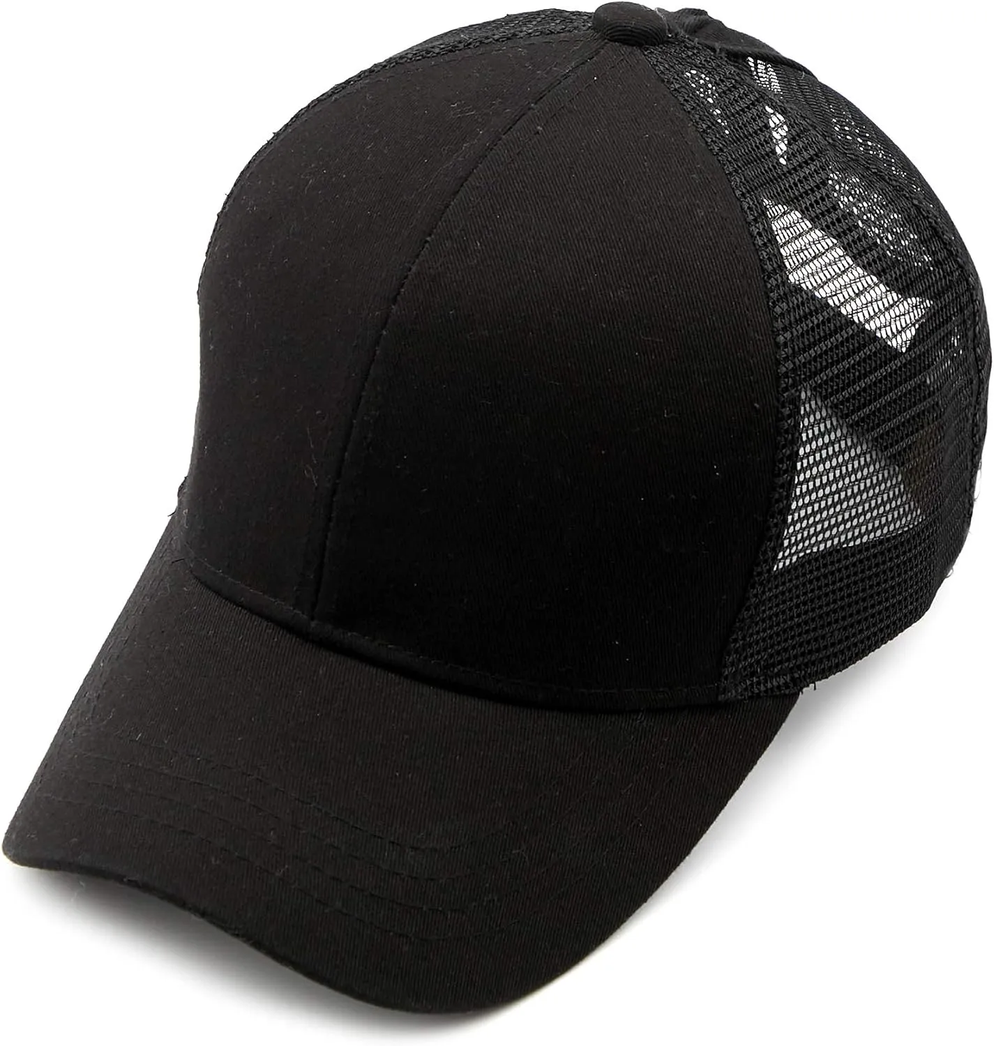 C.C Hatsandscarf Ponytail caps Messy Buns Trucker Plain Baseball Cap (BT-6)