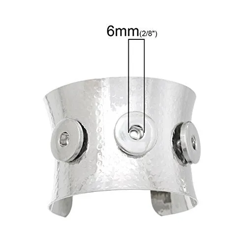 Chunk Snap Bangle Bracelet Fits Chunk Snap Buttons