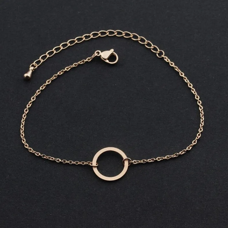 Circle Charm Bracelets