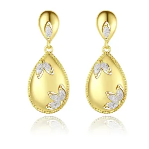 Cubic Zirconia Waterdrop Earrings