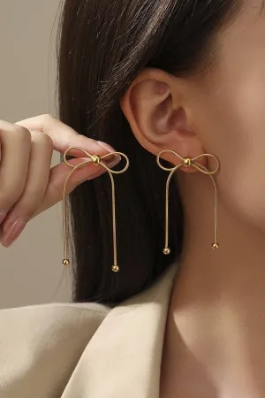 Dangle Bow Earrings