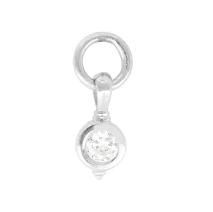 Drop Silver Charm