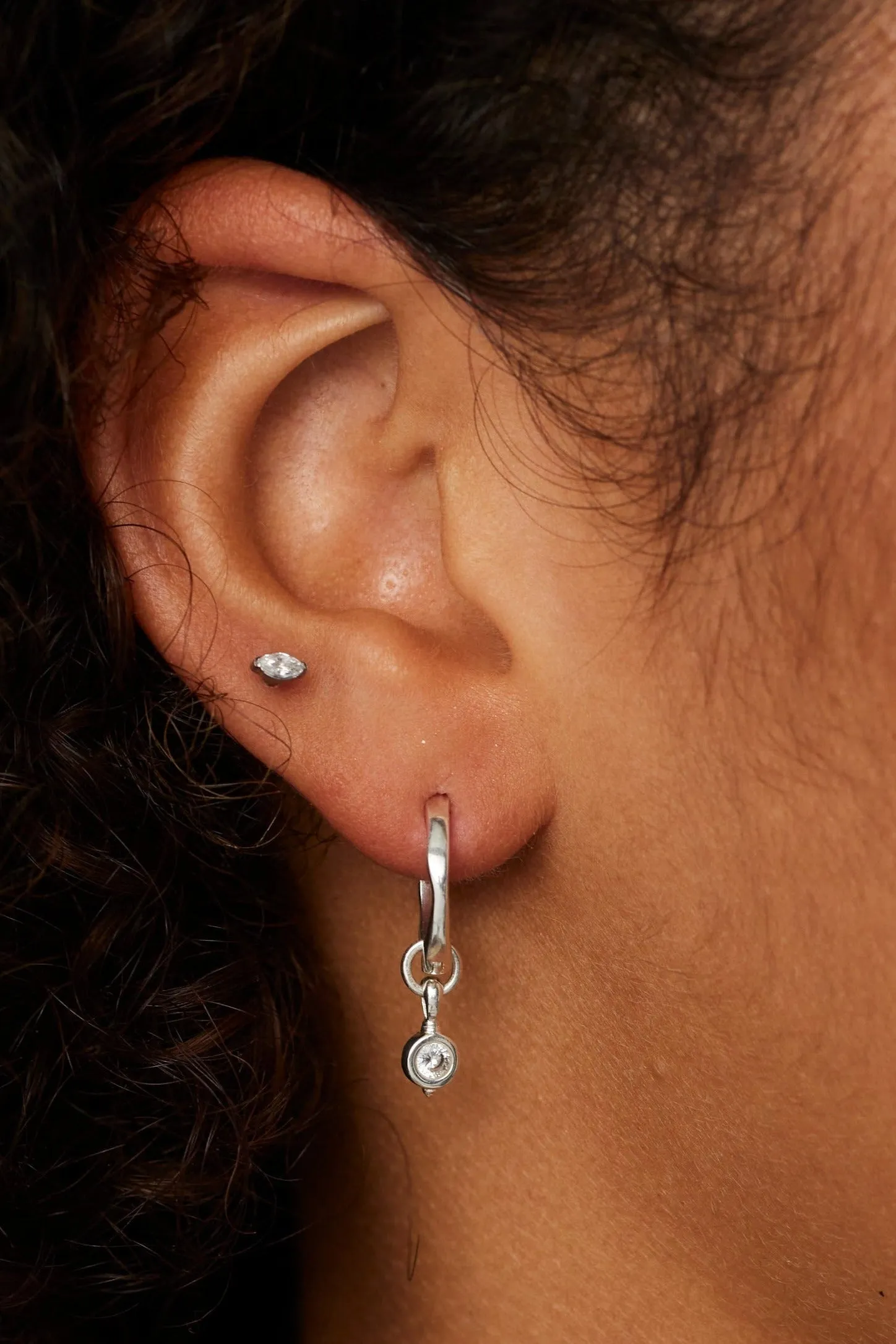 Drop Silver Charm