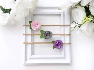 Felt Flower Nylon Heaband