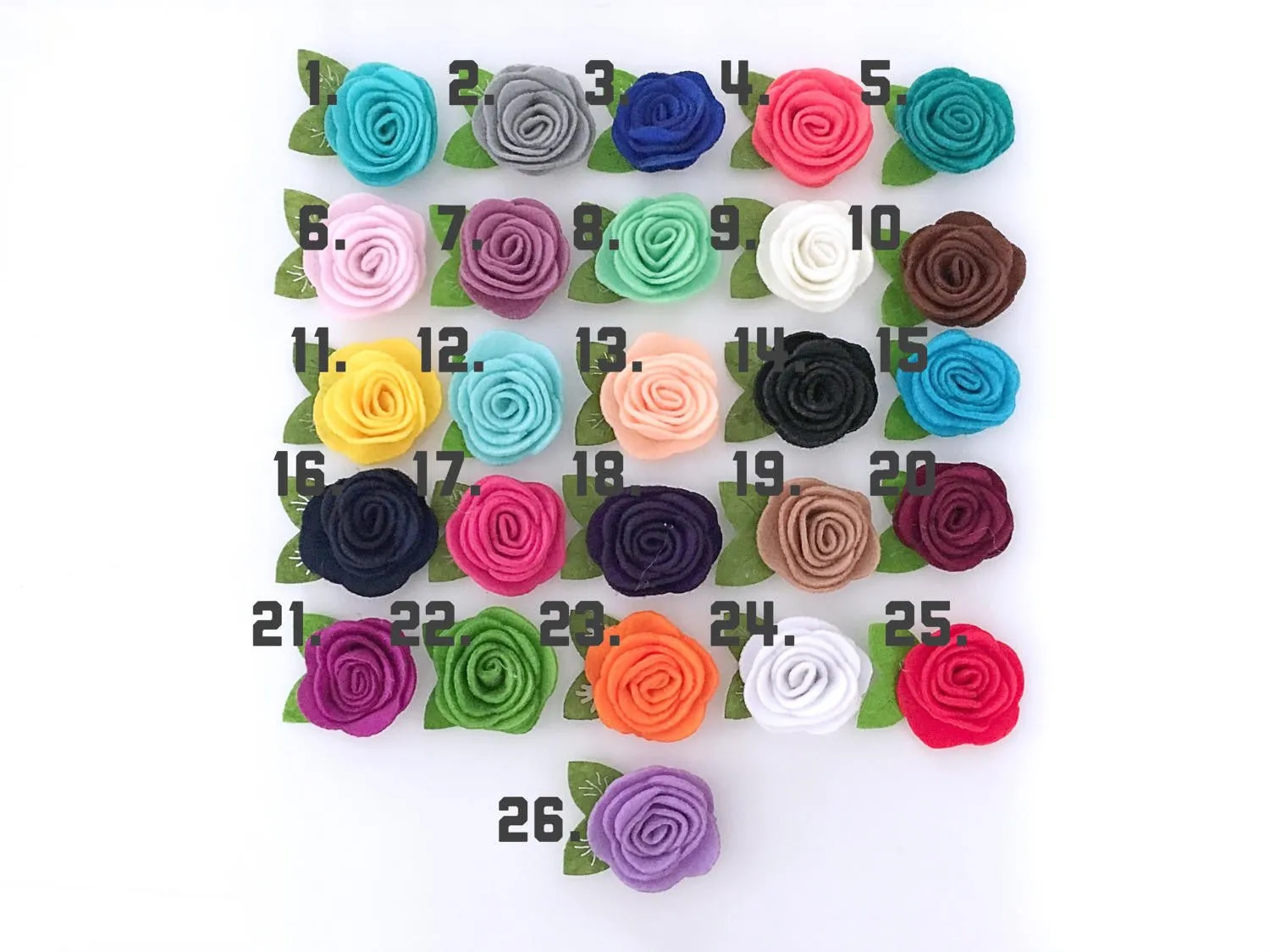 Felt Flower Nylon Heaband