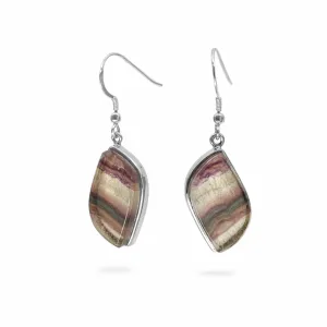 Fluorite Drop Earrings