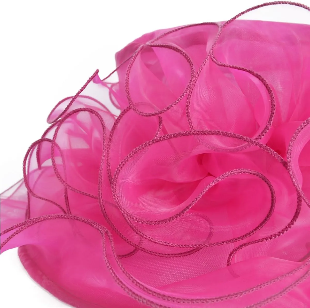 FORBUSITE Derby Church Dress Hat for Women Fascinator Bridal Tea Party Wedding Hat Wide Brim