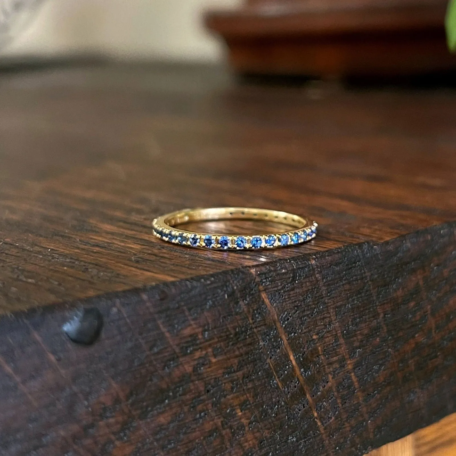 Gemstone Eternity Band