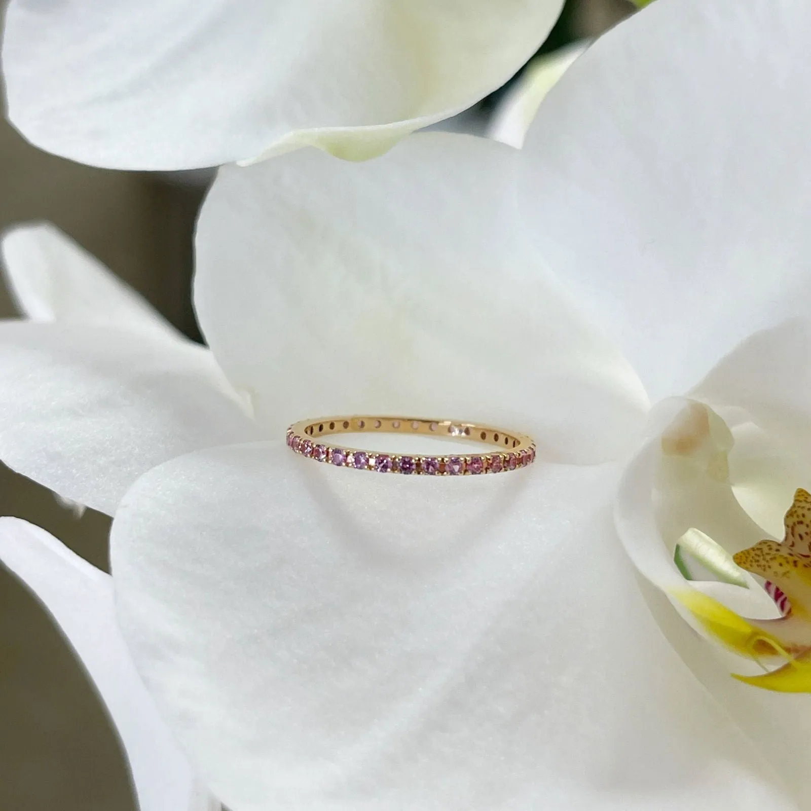 Gemstone Eternity Band