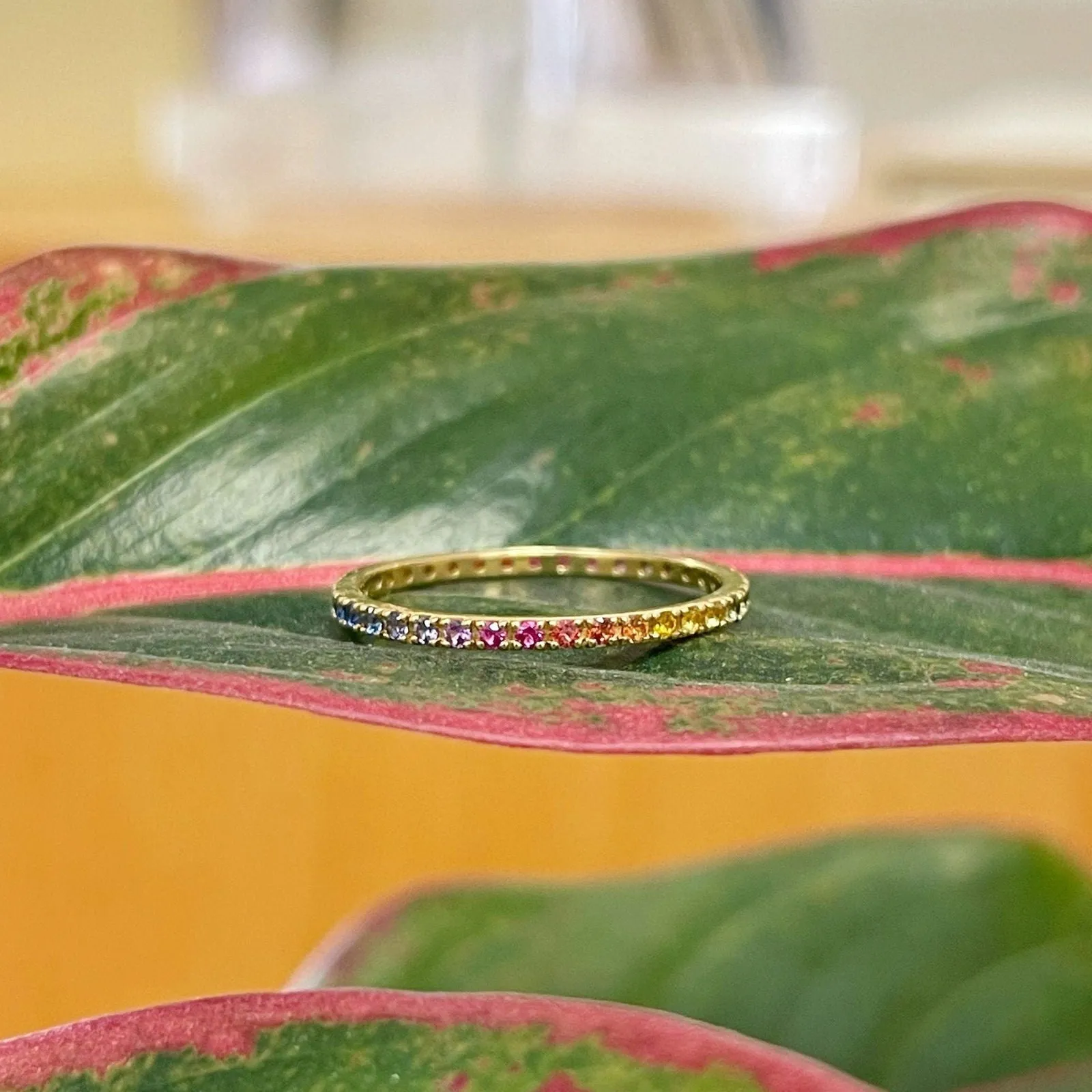 Gemstone Eternity Band