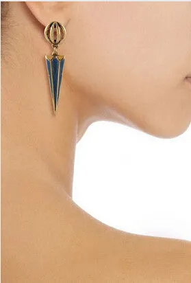 Geo Point Drop Earrings