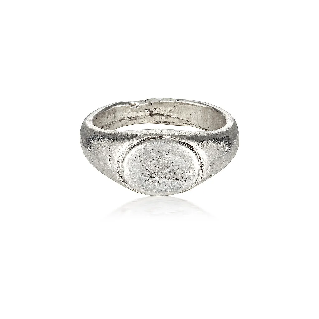 Harmony Signet Ring - Silver