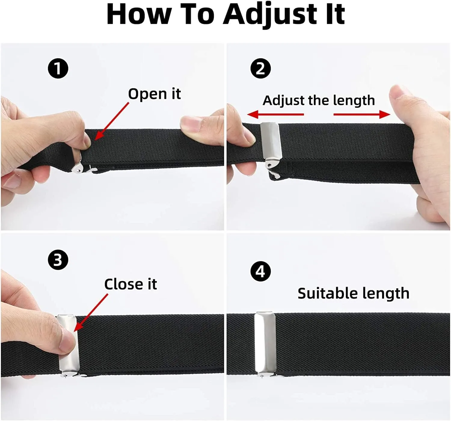 HISDERN Bow Tie and Suspenders for Men Elastic X-Back Suspender and Bowtie Set Adjustable Braces for Wedding Tuxedo