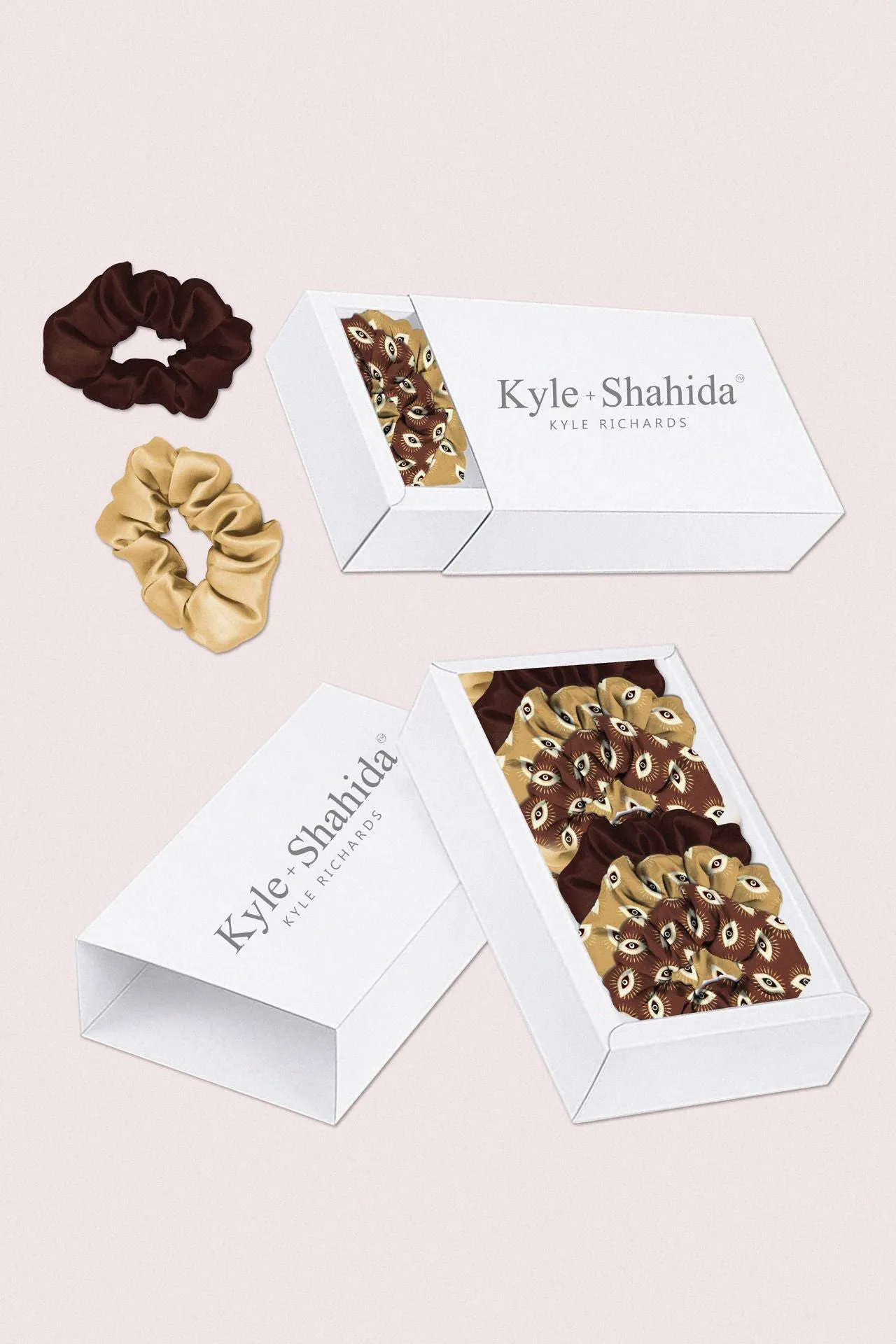 Holiday Silk Scrunchie Sets