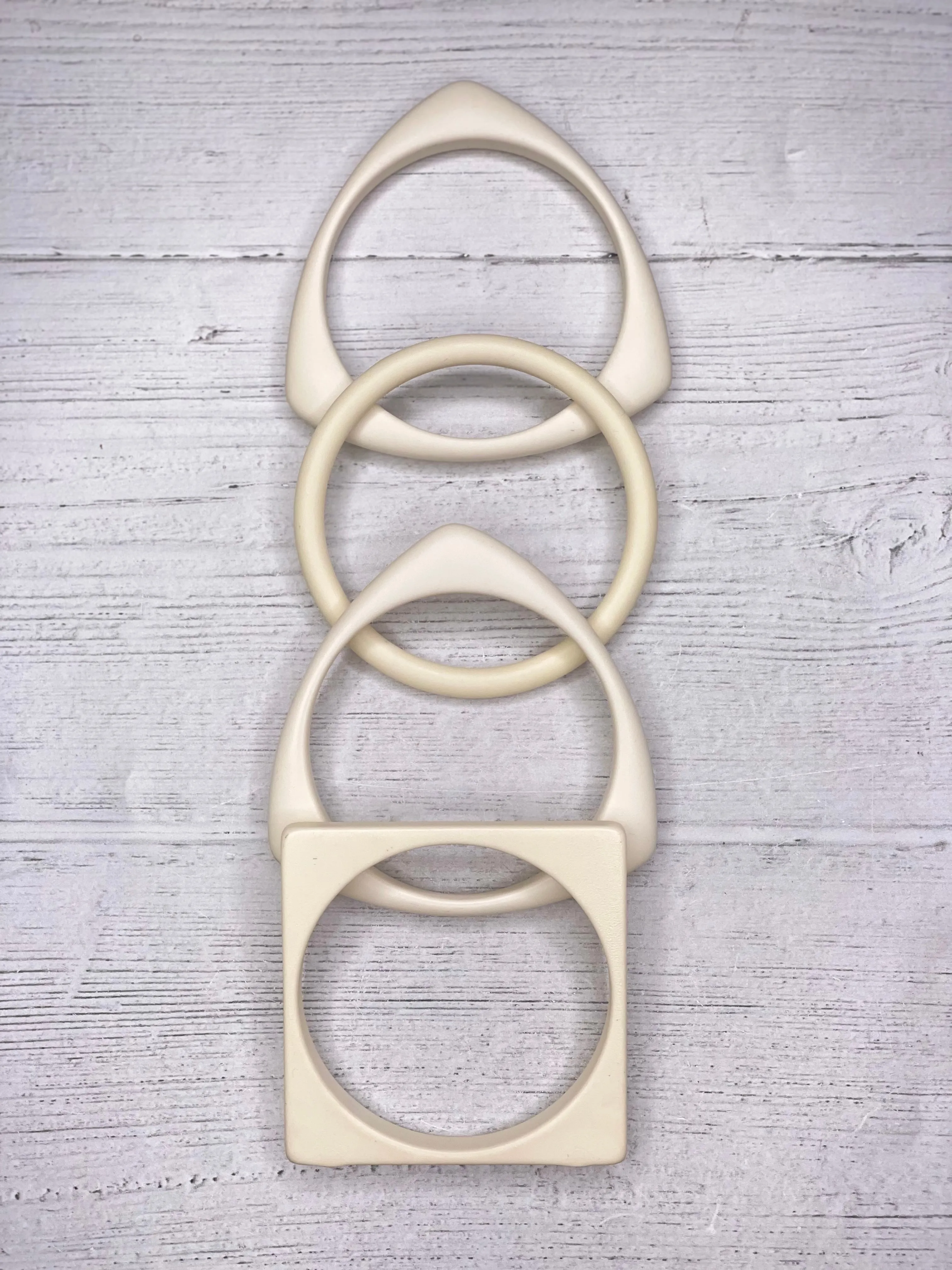 Italian Geometric Bangle Bracelets Alisha D