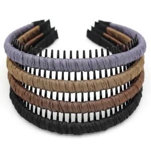 JOBANDFashion Hair Accessories,plastic headbands for women,headband with teeth Suitable Daily Use,Spa,Parties and Yoga(pack of 4)