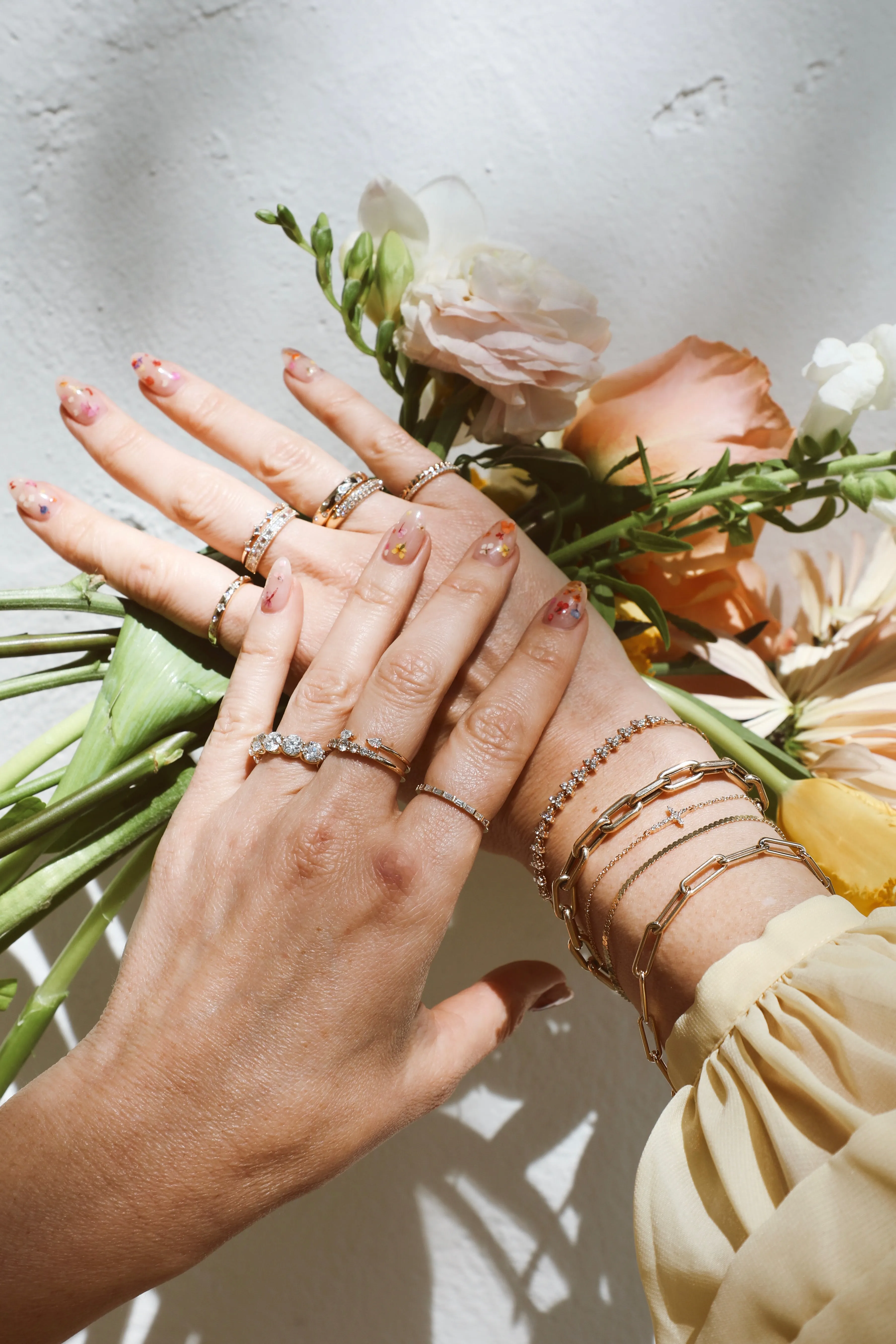 La Princesse Graduated Shared Prong Diamond Ring