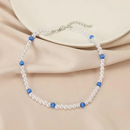 Love Pearl Necklace Female Personality Party Fashion Clavicle -