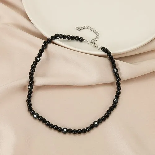 Love Pearl Necklace Female Personality Party Fashion Clavicle -