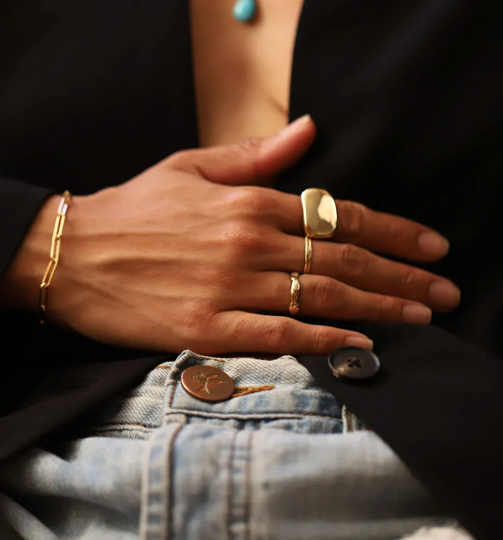 Melt Ring -14k Gold