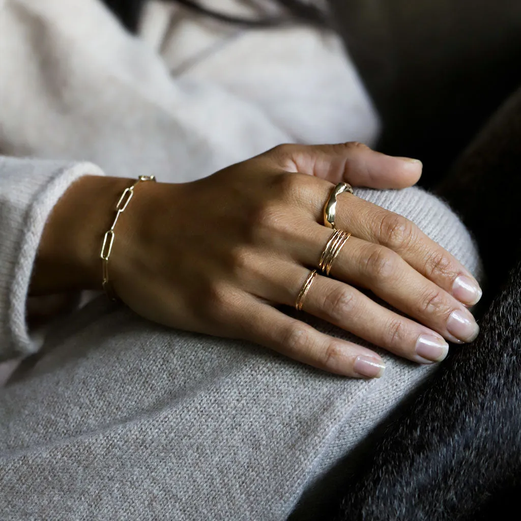 Melt Ring -14k Gold