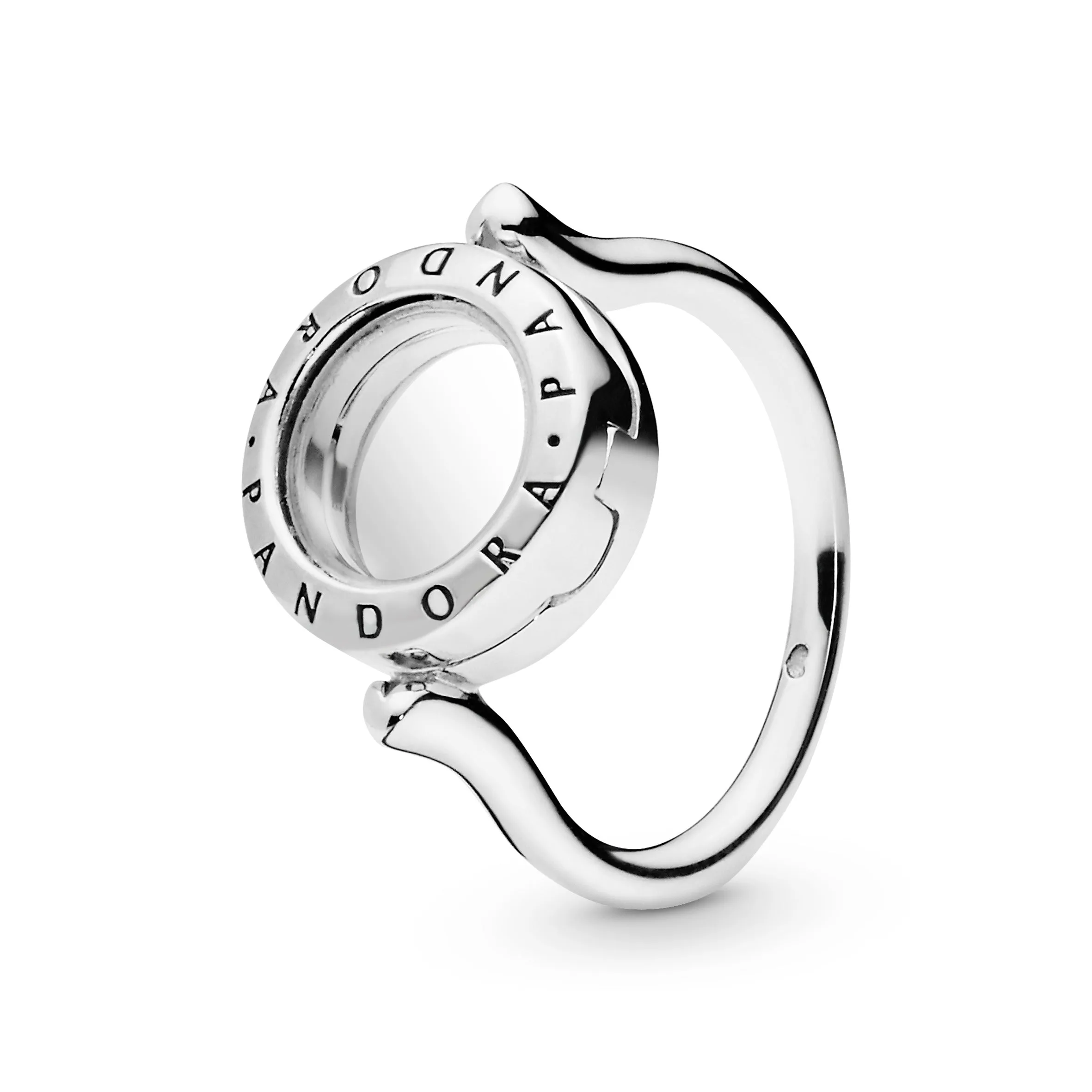 PANDORA floating locket silver ring