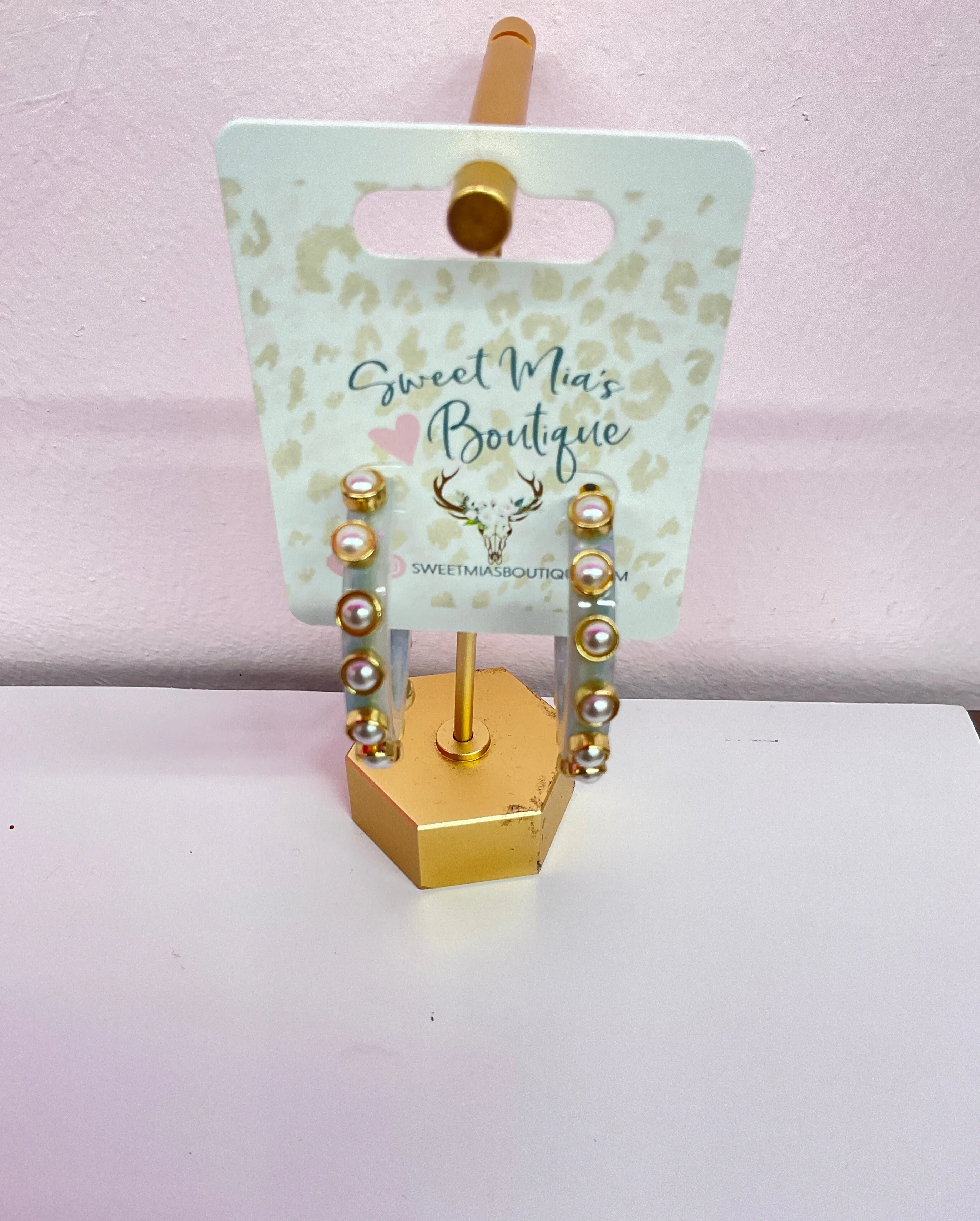 Pearl Hook Earrings