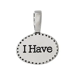 " I Have" Charm Bead Pendant for Most European Snake Chain Charm Bracelets