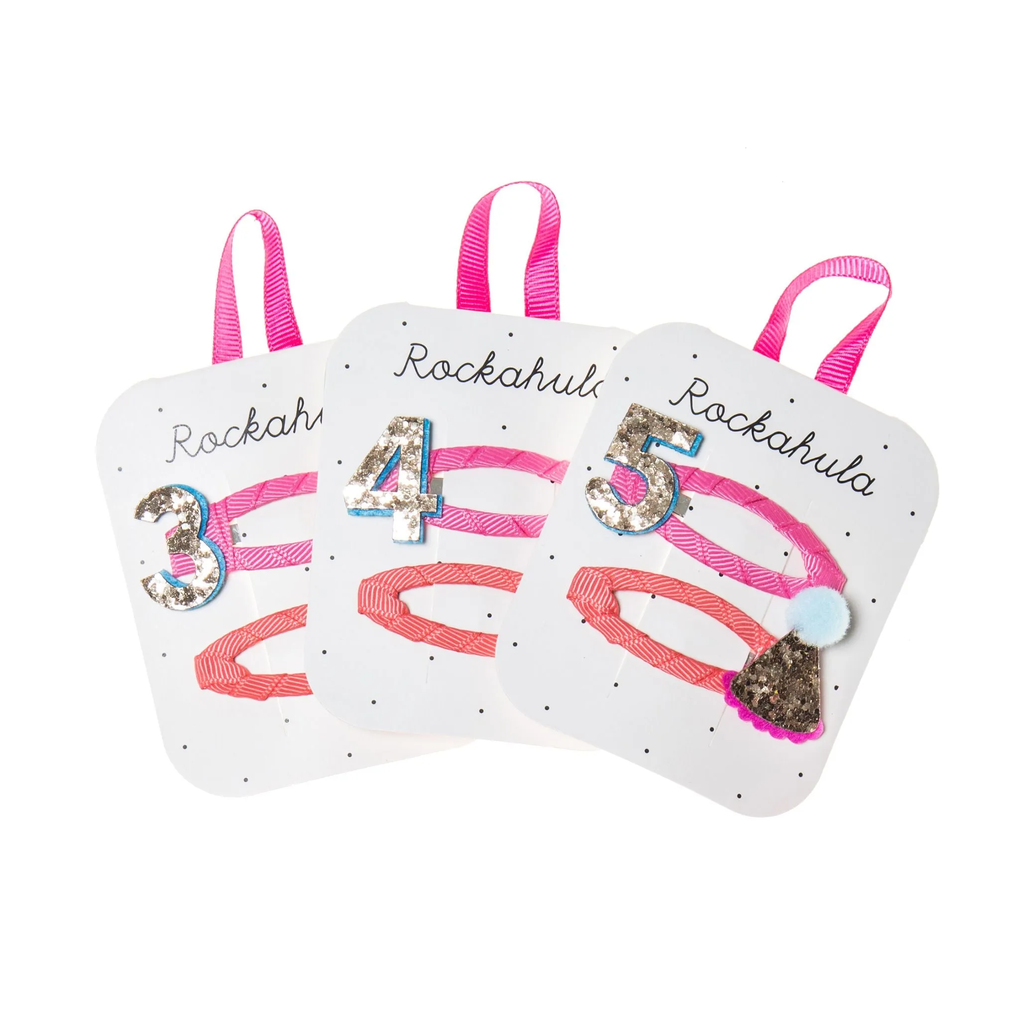 Rockahula Kids Hair Clips | Birthday Glitter No. 4