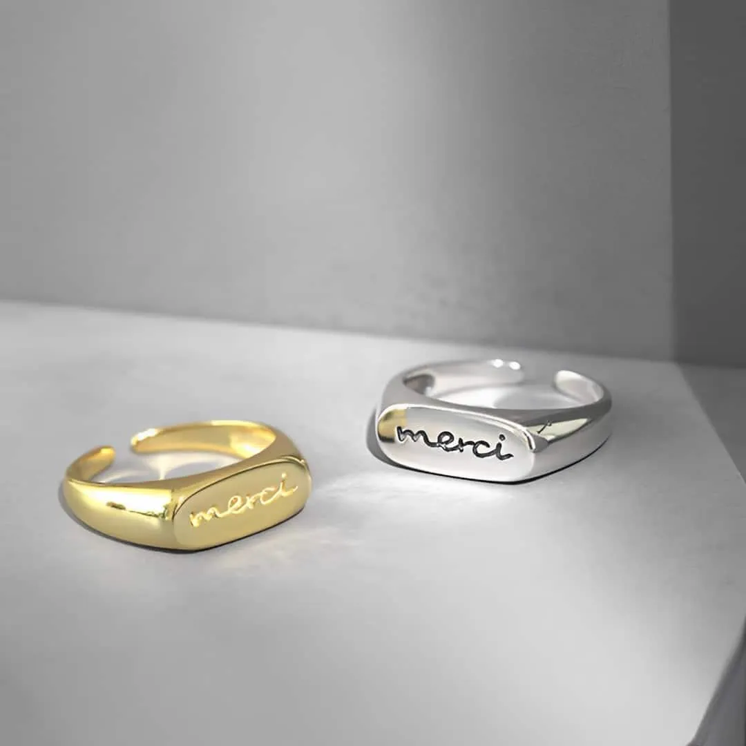 Signet Ring - Merci