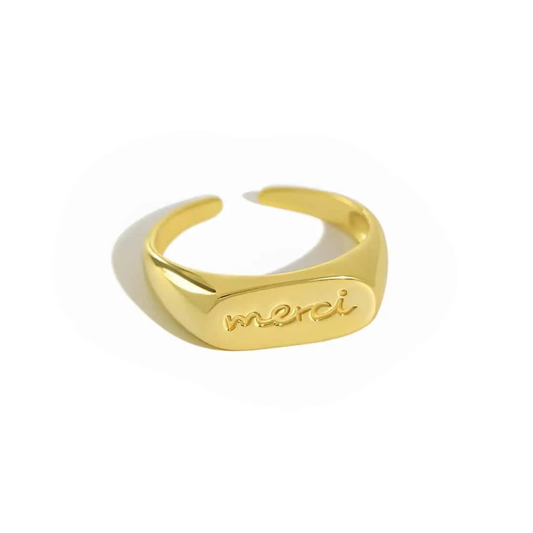 Signet Ring - Merci