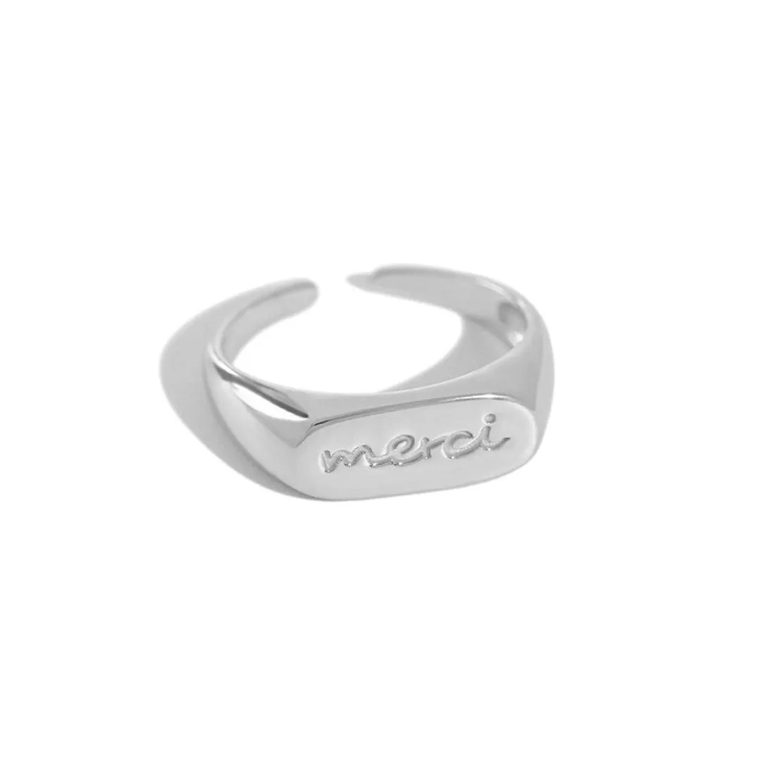 Signet Ring - Merci
