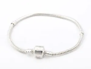 Silver Tone Charm Bracelet