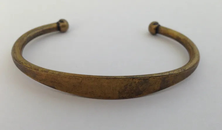 Solid Brass cuff, made in USA, sold by each