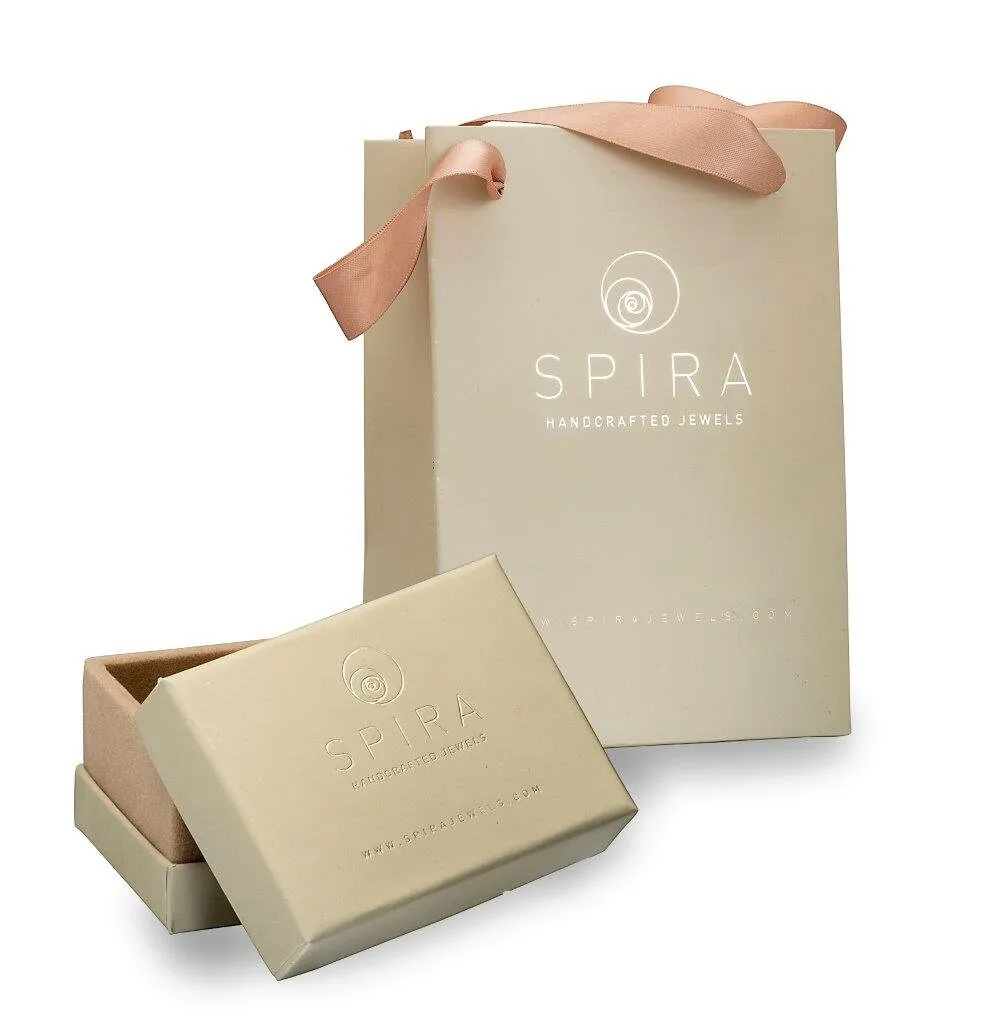 SPIRA Unique Handcrafted Contemporary Design Two Tone Solid 9k Rose Gold & 925 Sterling Silver Stackable Ring,Mixed metal ring,Bohemian ring