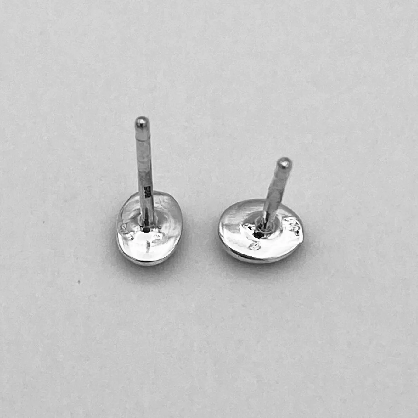 Sterling Silver Ladybug Earrings with Red and Black Enamel, Silver Earrings, Stud Earrings, Lovebug Earrings