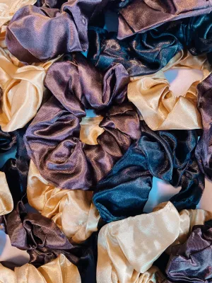The Trio Satin Scrunchies