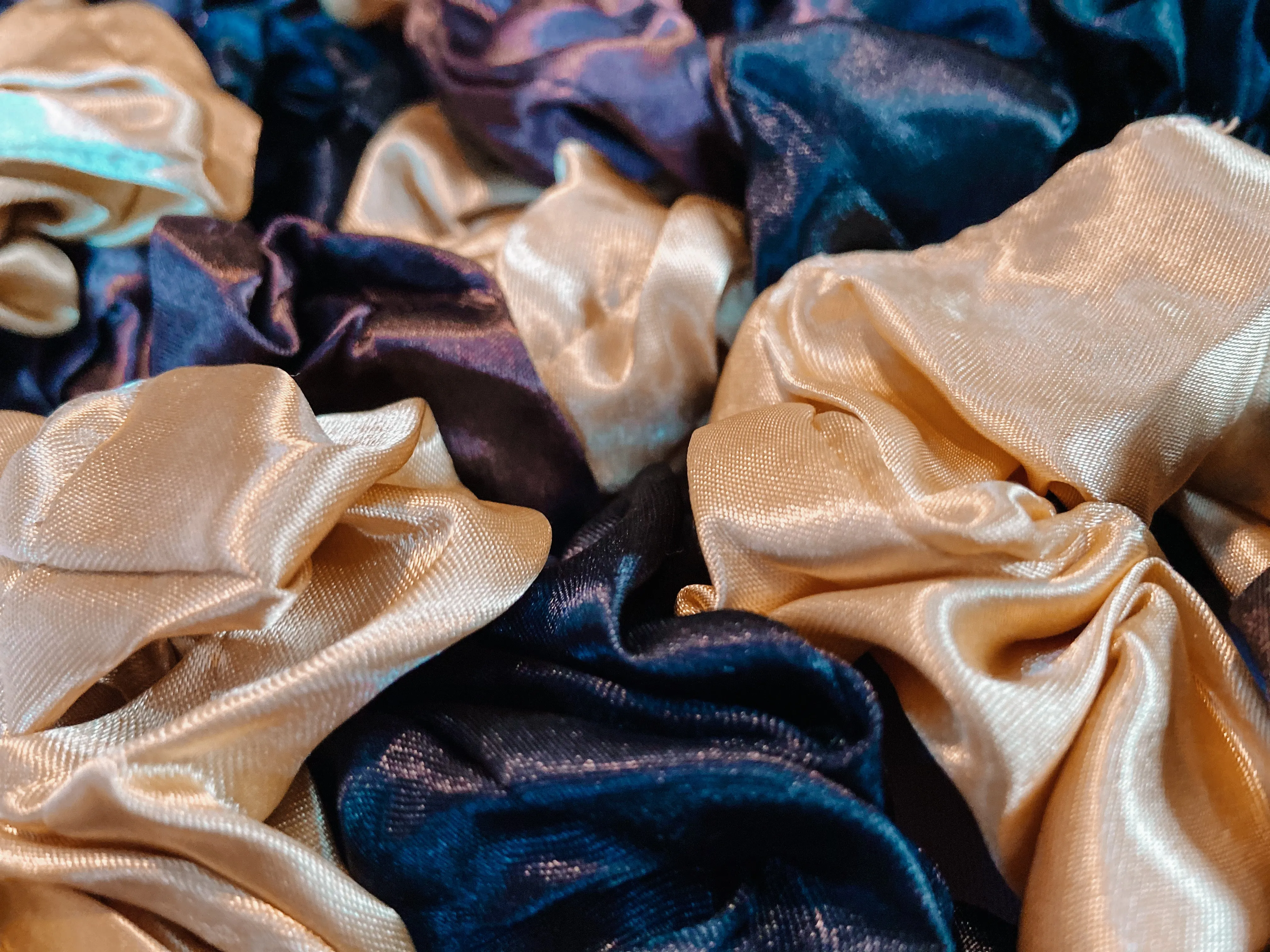 The Trio Satin Scrunchies