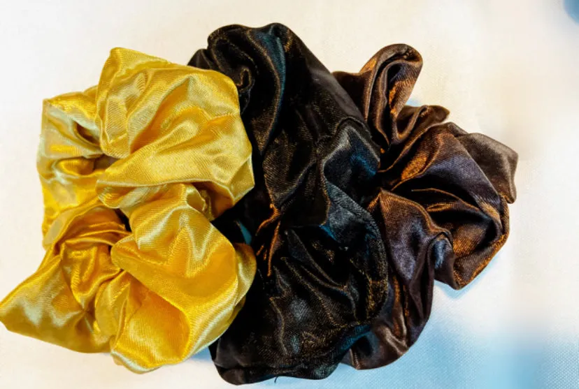 The Trio Satin Scrunchies