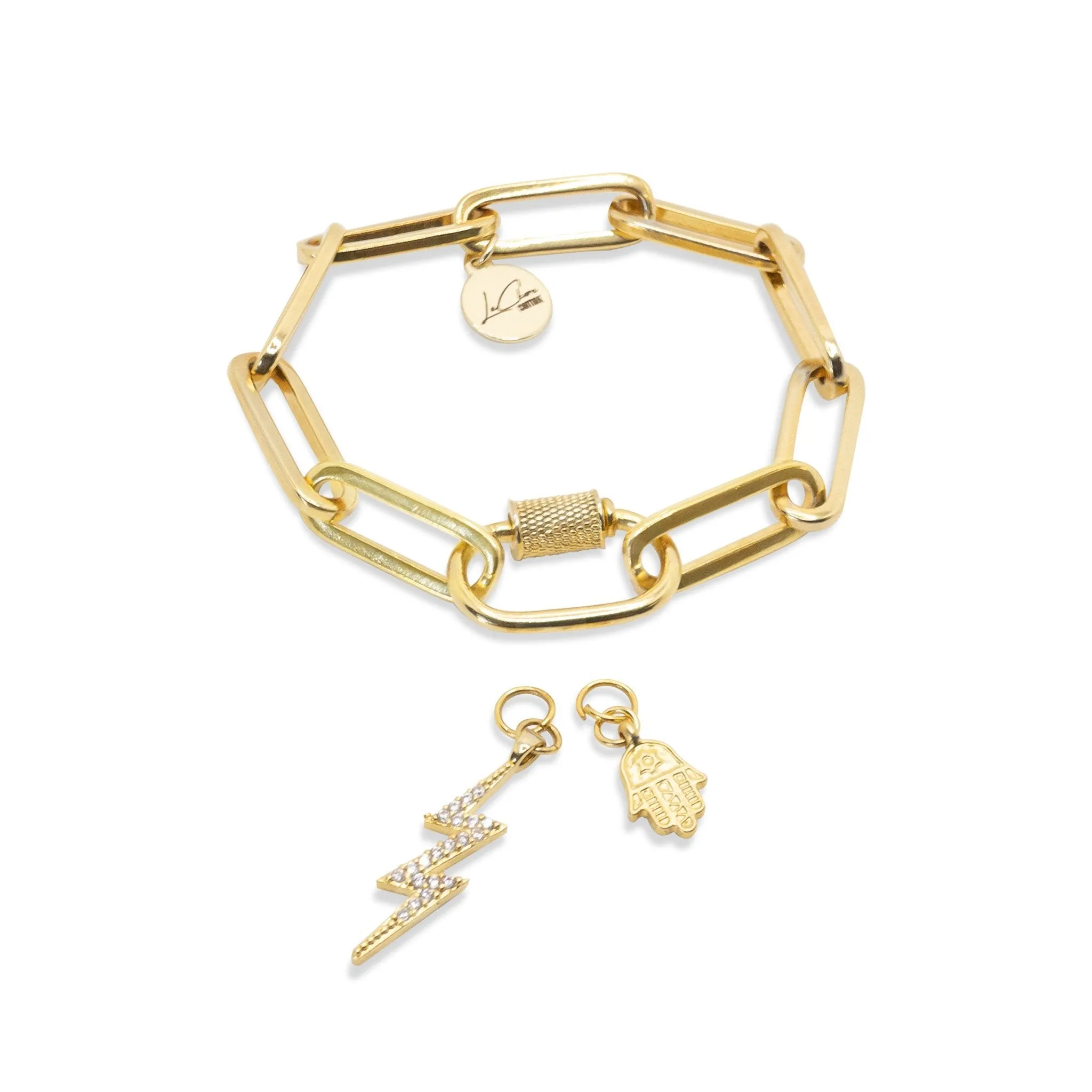Throwback Link Charm Bracelet