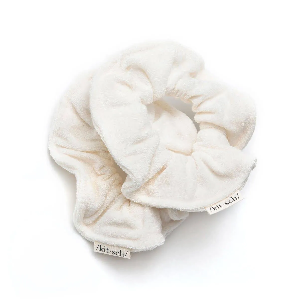 Towel Scrunchie 2 Pack - Eco Friendly White